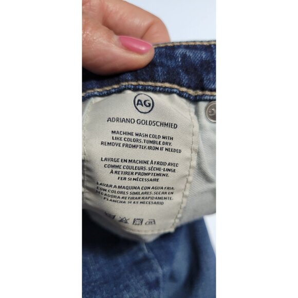 AG Adriano Goldschmied B-Type 02 Cigarette Jeans Women’s 26x30 Mid Rise Blue Str - Picture 5 of 11